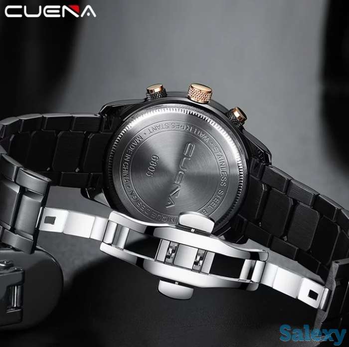 Кварцевые наручные часы Cuena, новые, в подарочной упаковке, фотография 5