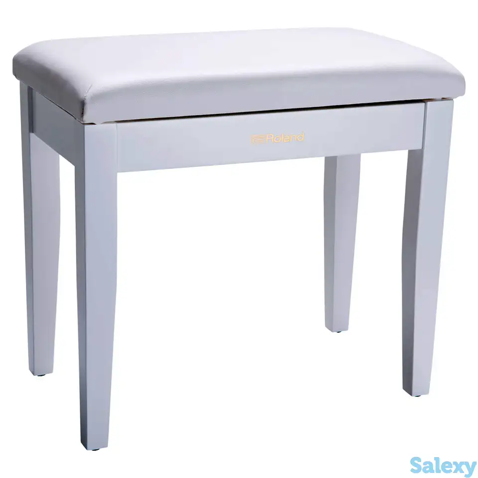 Банкетка для пианино roland rpb-100 wh, фотография 1