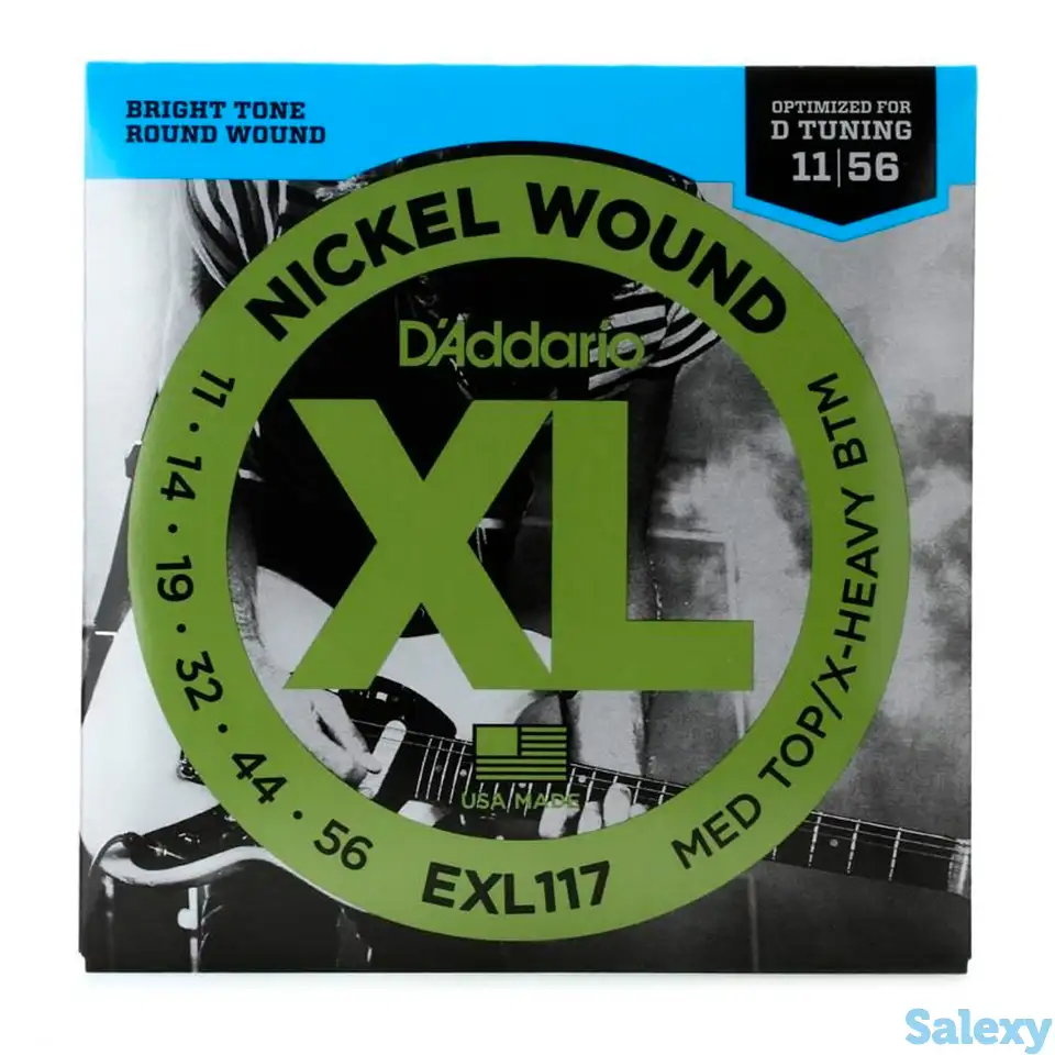 Струны для электрогитар d'addario exl117, фотография 1
