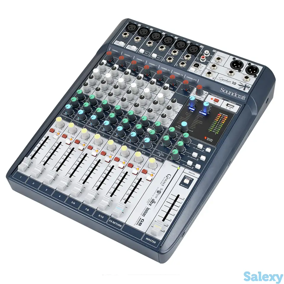 Аналоговый микшерный пульт soundcraft signature 10, фотография 1