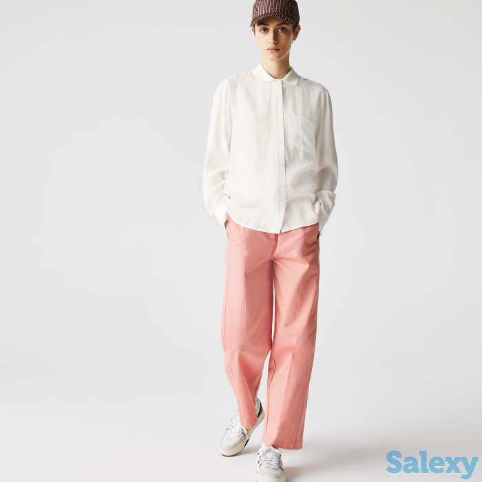 Женская рубашка lacoste relaxed fit, фотография 3