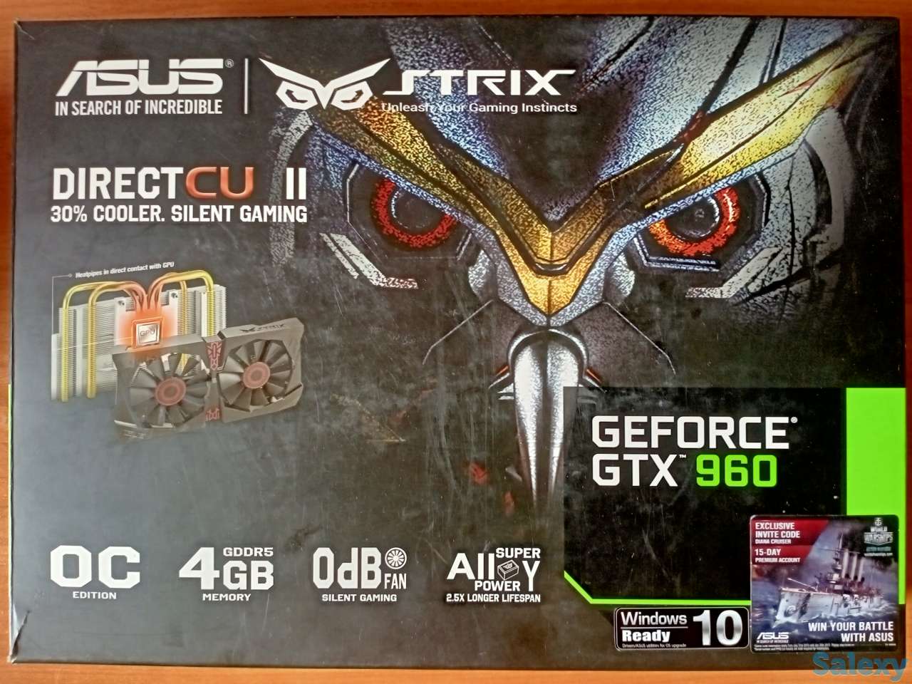 Видеокарта GTX 960 4GB Б/У, фотография 1