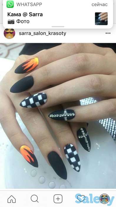 Маникюр+гель, фотография 1