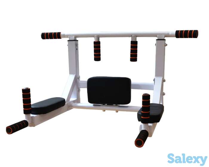 Комплекс турник-брусья-пресс 3 в 1 настенный съемный переворотный, фотография 1