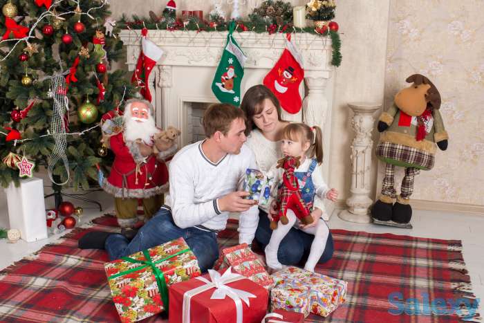 Семейные, детские новогодние фотосессии, фотография 6