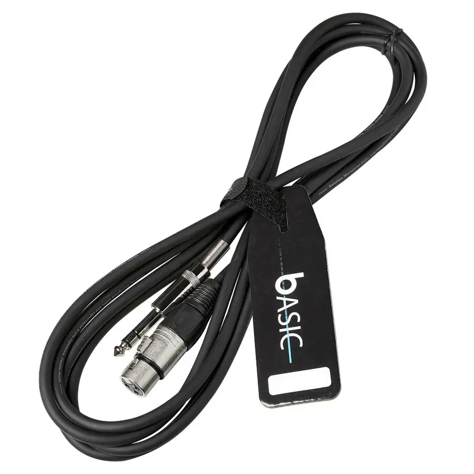 Кабель jack-xlr(f) 10 m bespeco basic bsmc1000, фотография 1