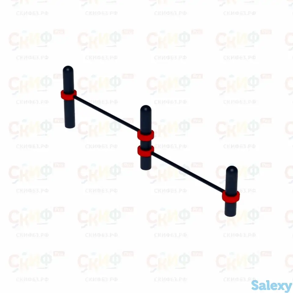 Воркаут  06 (108) | перекладины для отжимания двойные, фотография 1