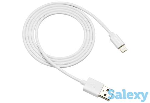 Кабель canyon ultra-compact lightning to usb cable 1m mfi cns-mficab01w. белый, фотография 2