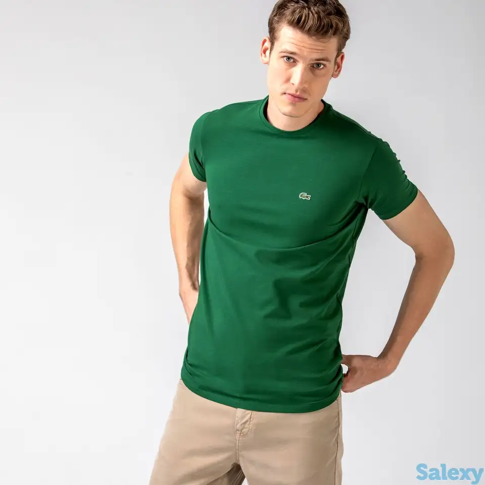 Мужская футболка lacoste slim fit, фотография 1