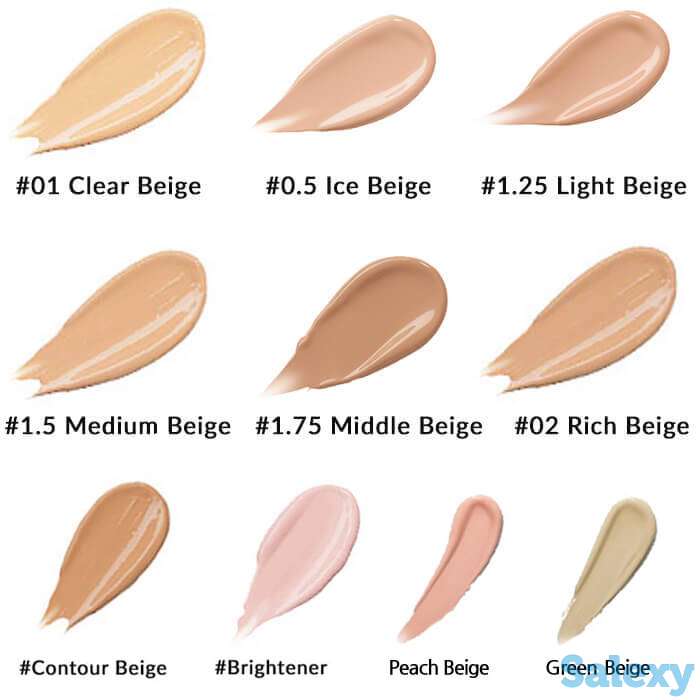 Консилер для лица the saem cover perfection tip concealer, цвет #1.75 middle beige | средне-бежевый, фотография 3