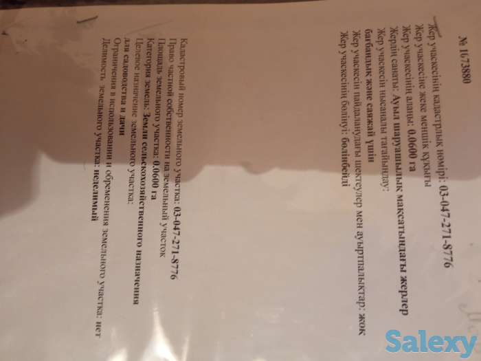 Продам участок в поселке Райымбек, Алматинская область, Карасайский район, Райымбекский сельский округ, фотография 2