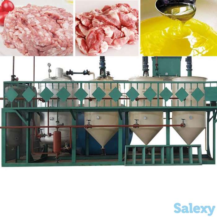 Оборудование для вытопки и переработки животного жира, сала в пищевой жир, технический жир и кормовой жир, фотография 1