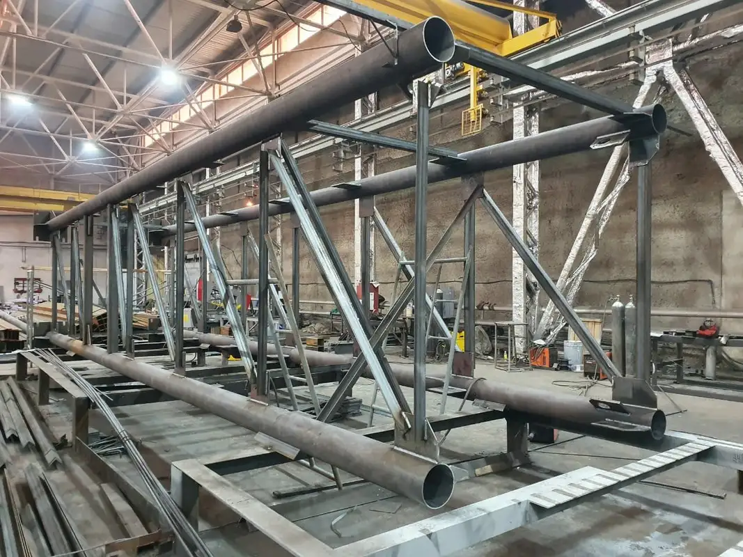 Изготовление металлоконструкций: фермы; траверсы высоковольтные; колонны..., фотография 1