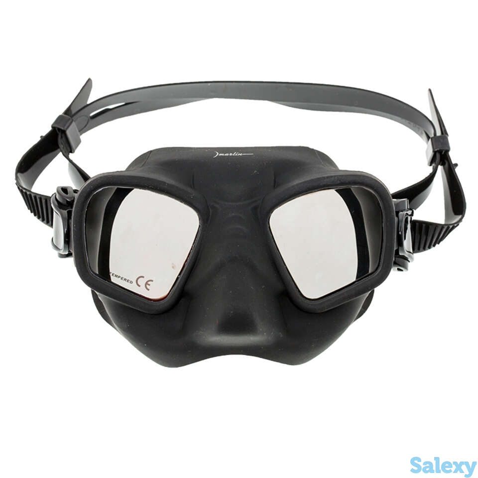 Маска marlin matrix, черная с зеркальными линзами, фотография 1