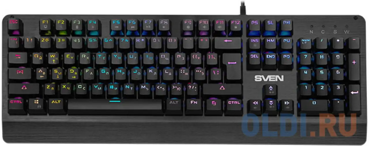 Клавиатура sven kb-g9700 black usb, фотография 1