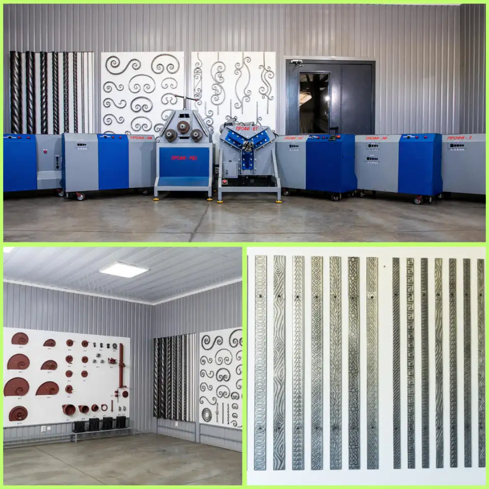 Кузнечно-гибочные станки серии ПРОФИ - для художественной ковки, гибки и формовки металлопроката, фотография 1