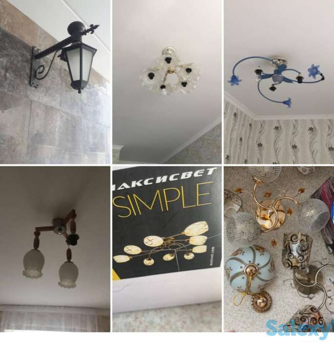 Установка сборка люстры, фотография 2
