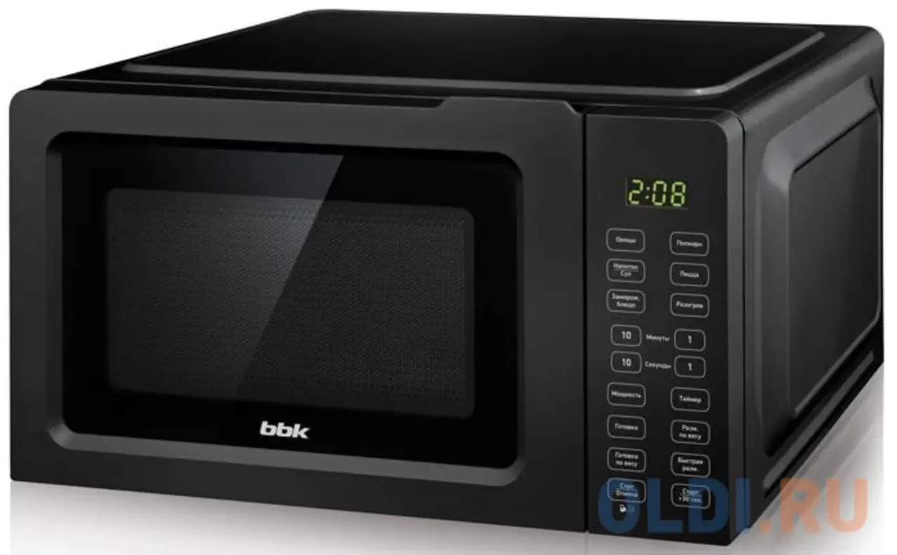 Микроволновая печь bbk 17mws-786s/b 700 вт чёрный, фотография 1