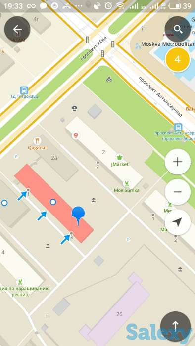 1-комнатная квартира, 15 м², 1/4 этаж посуточно, мкр №7, фотография 3