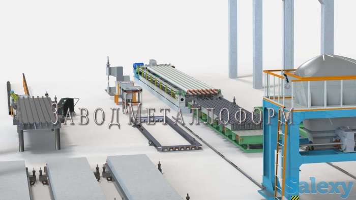 Производственная линия пустотных плит ПК, фотография 1