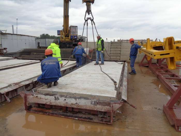 Линия по производству дорожных и аэродромных плит, фотография 1