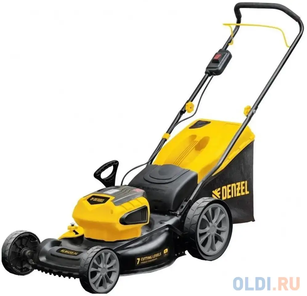 Газонокосилка электрическая denzel rlm450-36, фотография 1