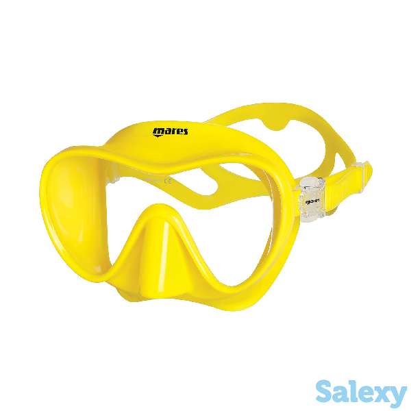 Маска для плавания mares tropical frameless, для взрослых - ц.обт.жёлтый, ц.р.желтый, фотография 2