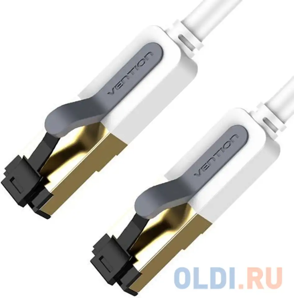 Патч-корд vention прямой sftp cat.7 rj45 - 0,5м. серый, фотография 1