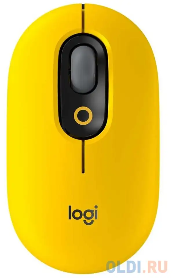 Мышь беспроводная logitech pop mouse blast жёлтый usb + bluetooth 910-006546, фотография 1