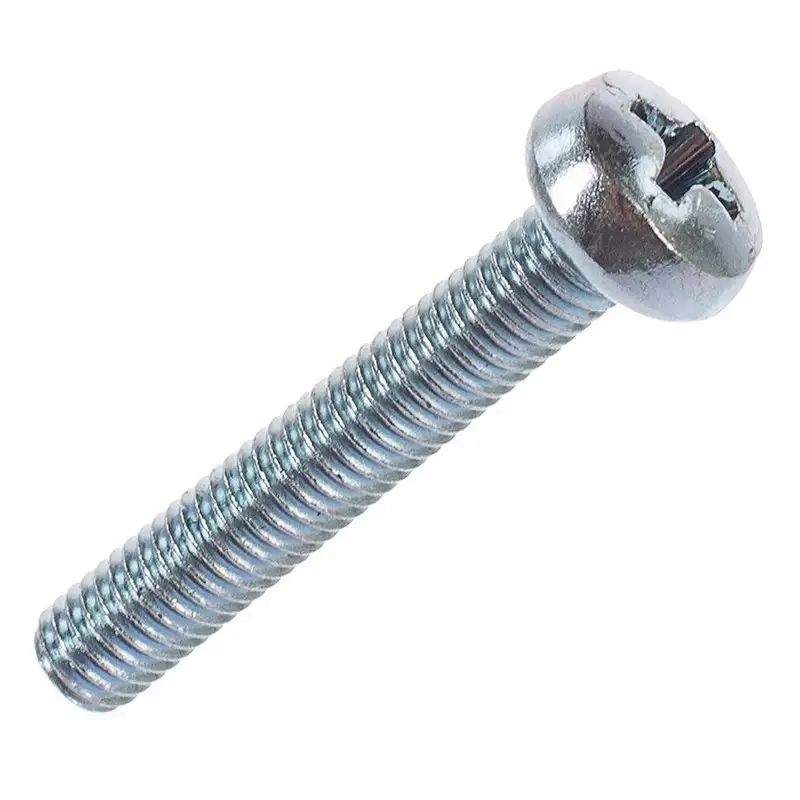 Винт полусфера, D 1,8-64 мм, L 0,6-400 мм, Класс проч.: 8,8; 10,9; 12,9..., Стандарт: DIN 965..., фотография 1