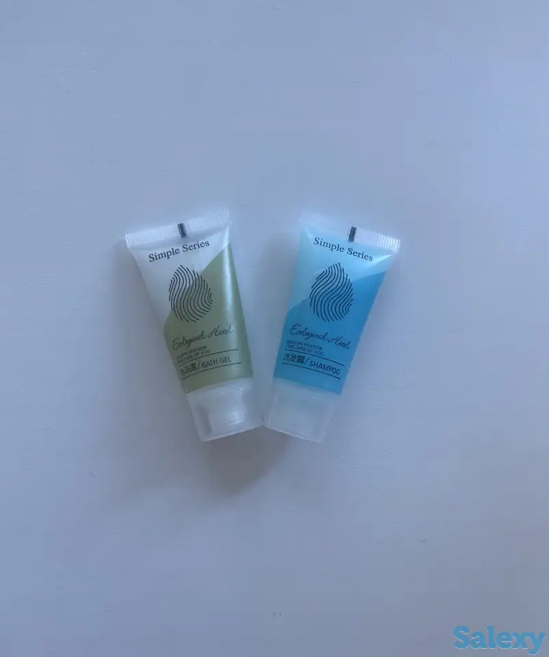 Одноразовый зубной набор. Шампунь, гель для душа в тюбике, фотография 4