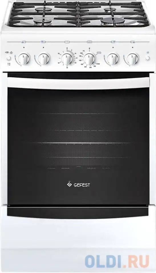 Газовая плита gefest пг 5100-02 0002 белый, фотография 1