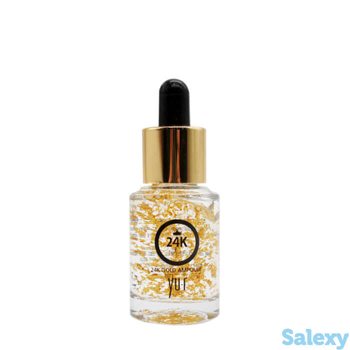 Сыворотка для лица Yu.r Premium 24K Gold Ampoule (15 мл), фотография 1