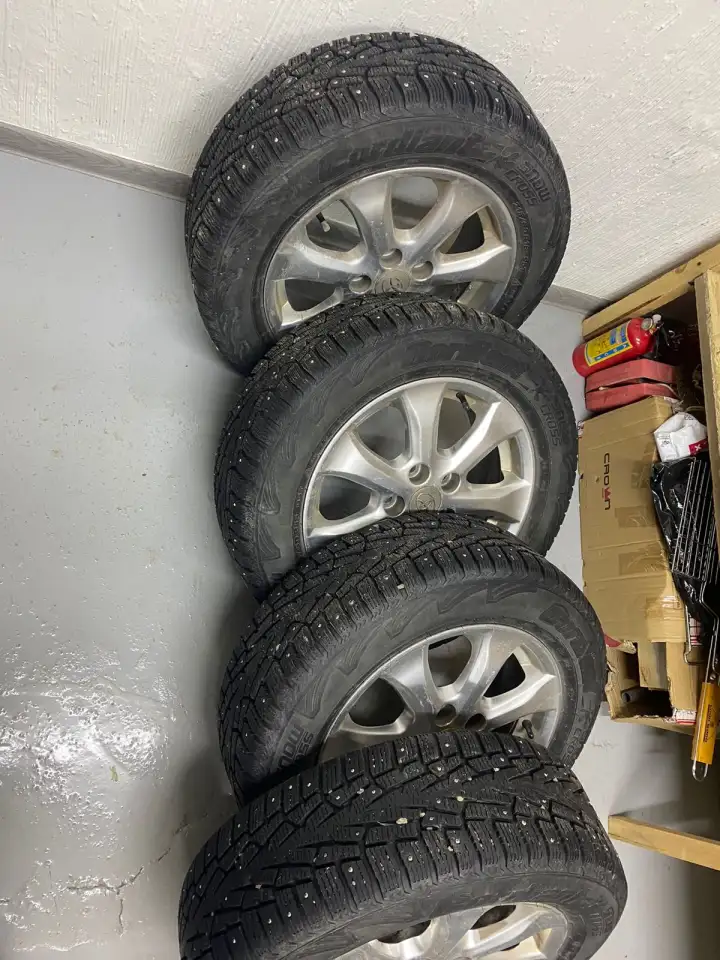 Продам зимнюю резину Cordiant Snow Cross r16 с дисками, фотография 4