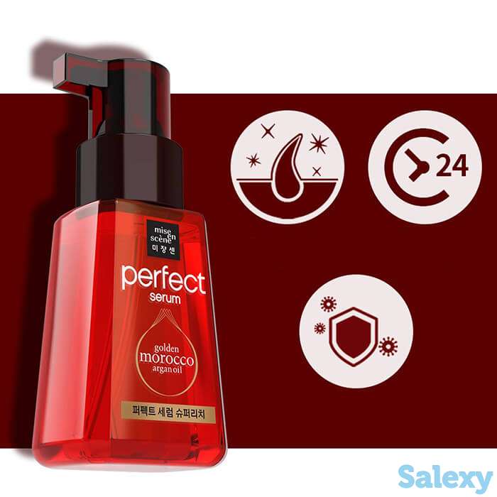 Сыворотка для волос mise-en-scène perfect serum golden morocco argan oil super rich, фотография 2