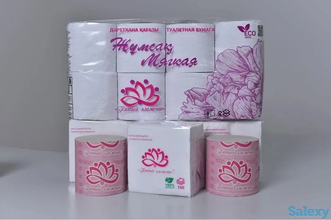 Туалетная бумага оптом. Салфетки одноразовые бумажные оптом, фотография 4