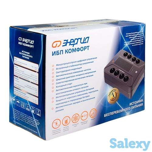 Источник бесперебойного питания ибп комфорт 1000 энергия, фотография 7