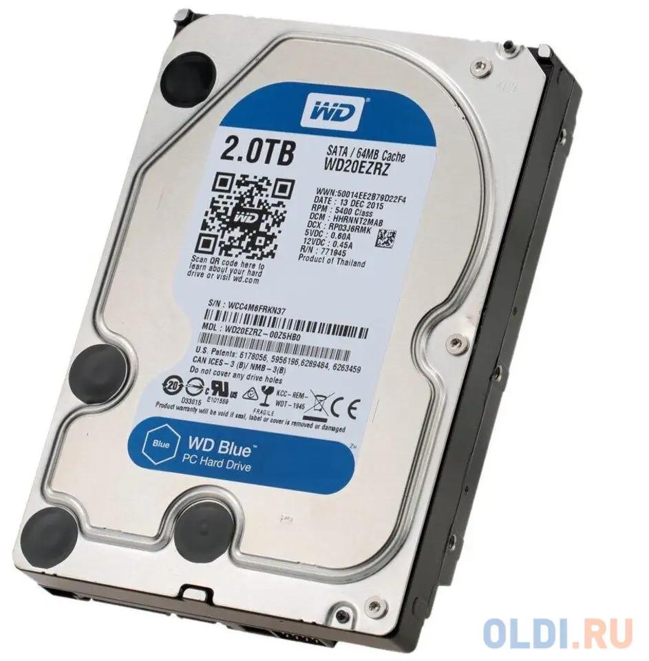 Жесткий диск western digital wd20ezbx 2 tb, фотография 1