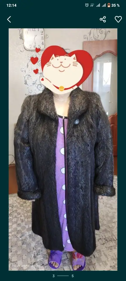 Нутриевая облегченная ШУБА, фотография 2