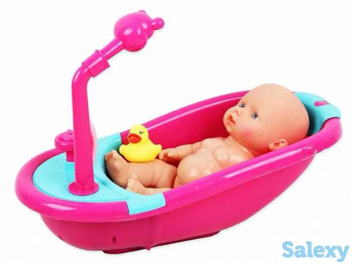Кукла-пупс с ванной и уточкой, фотография 2