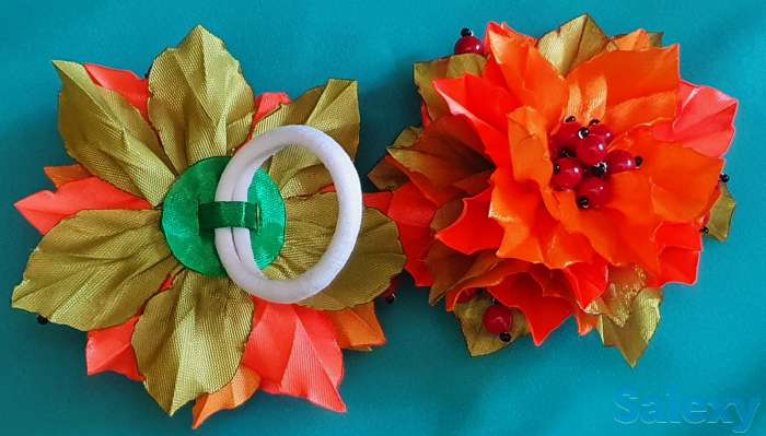 Заколка для волос ручной работы 