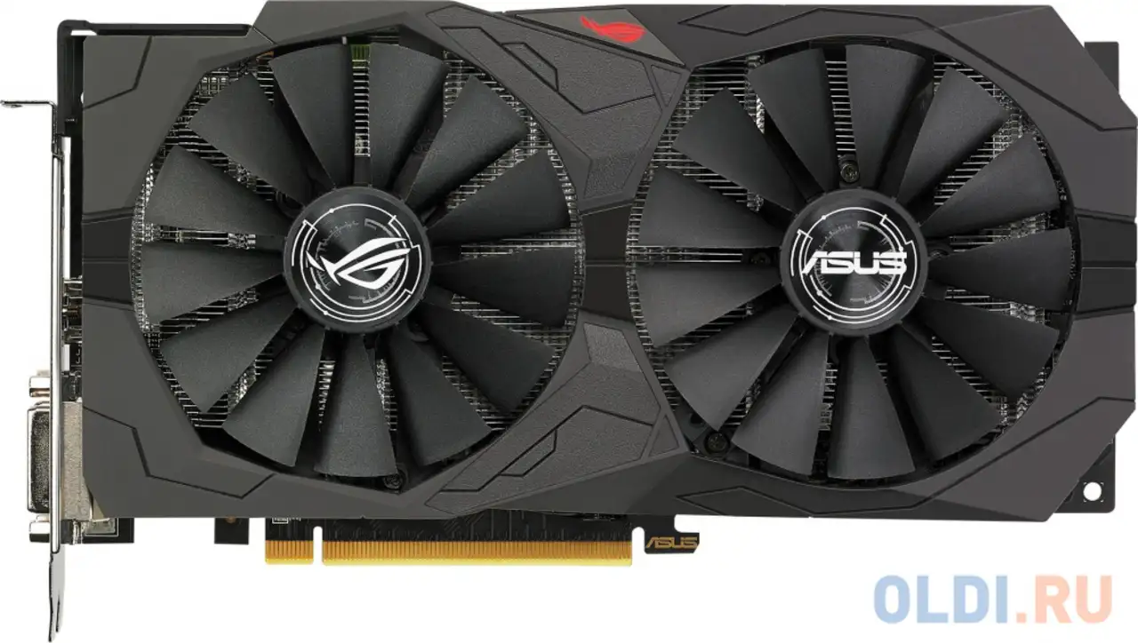 Видеокарта asus pci-e rog-strix-rx560-4g-v2-gaming amd radeon rx 560 4096mb 128 gddr5, фотография 1