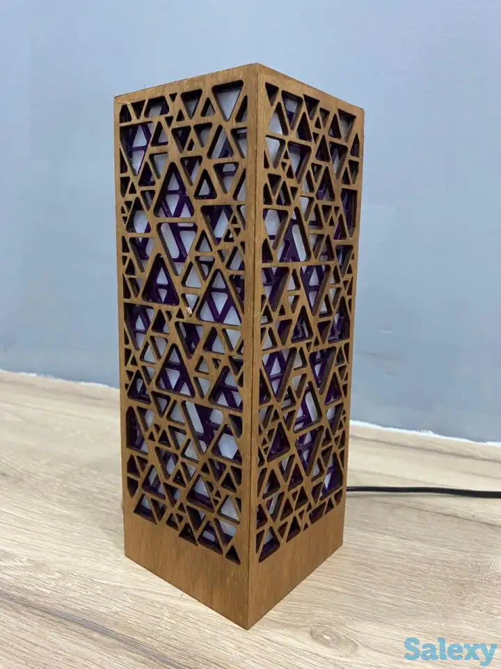 Фиолетовый Интерьерный светильник - ночник, фотография 2