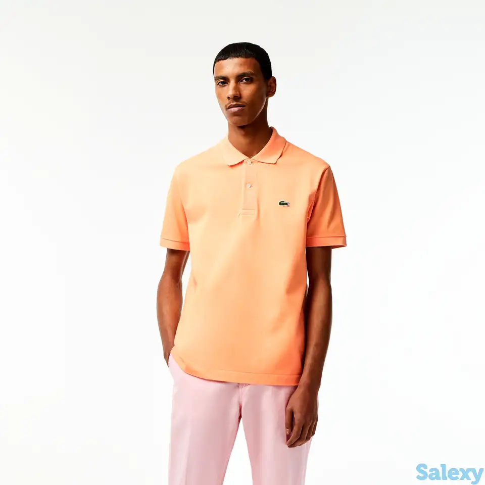 Мужское поло lacoste l1212 classic fit, фотография 1