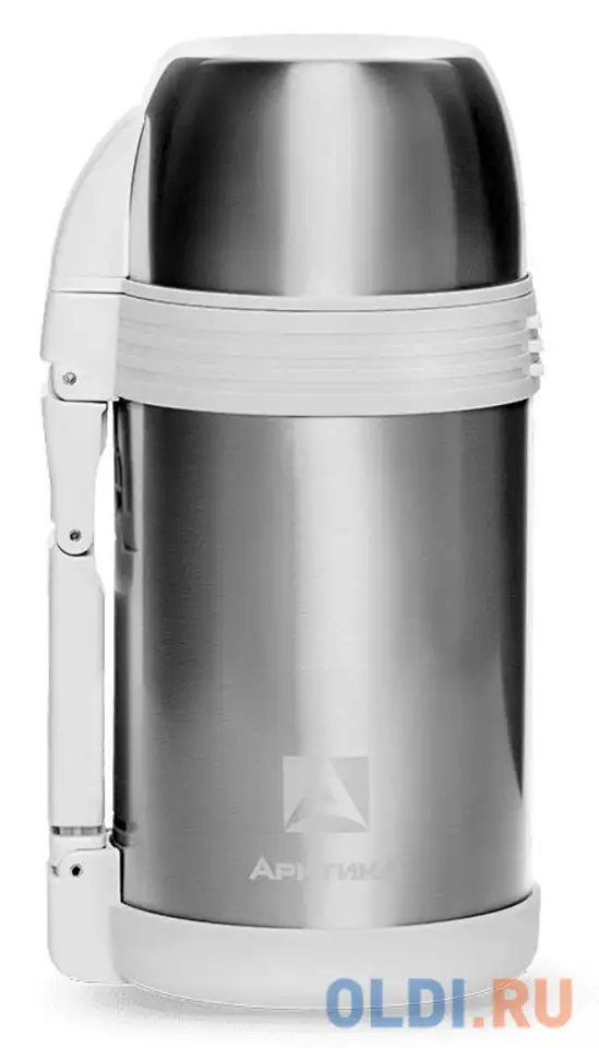 Термос арктика 205-1200 1,2л серебристый белый, фотография 1