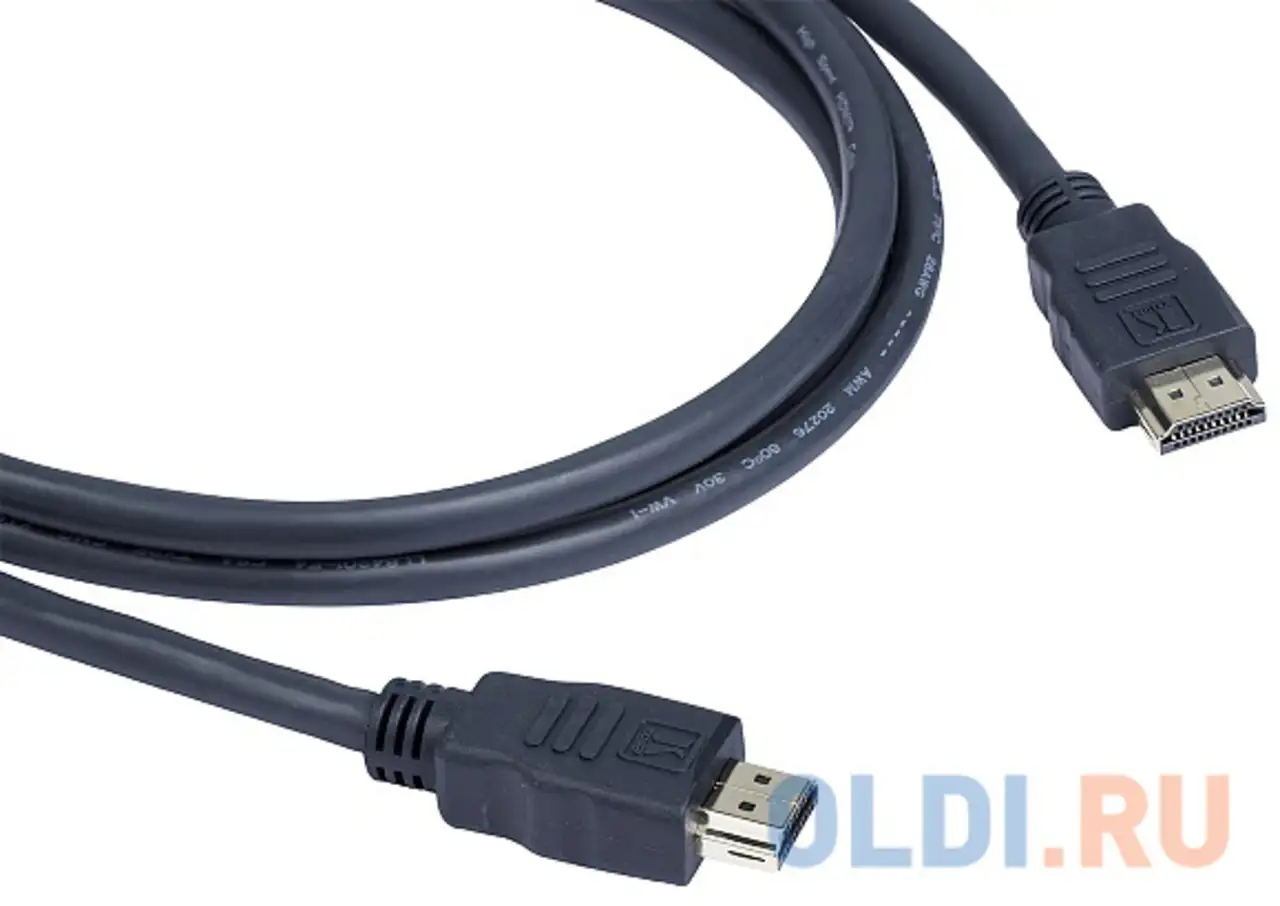 Кабель hdmi kramer c-hm/hm-25 круглый черный 97-0101025, фотография 1