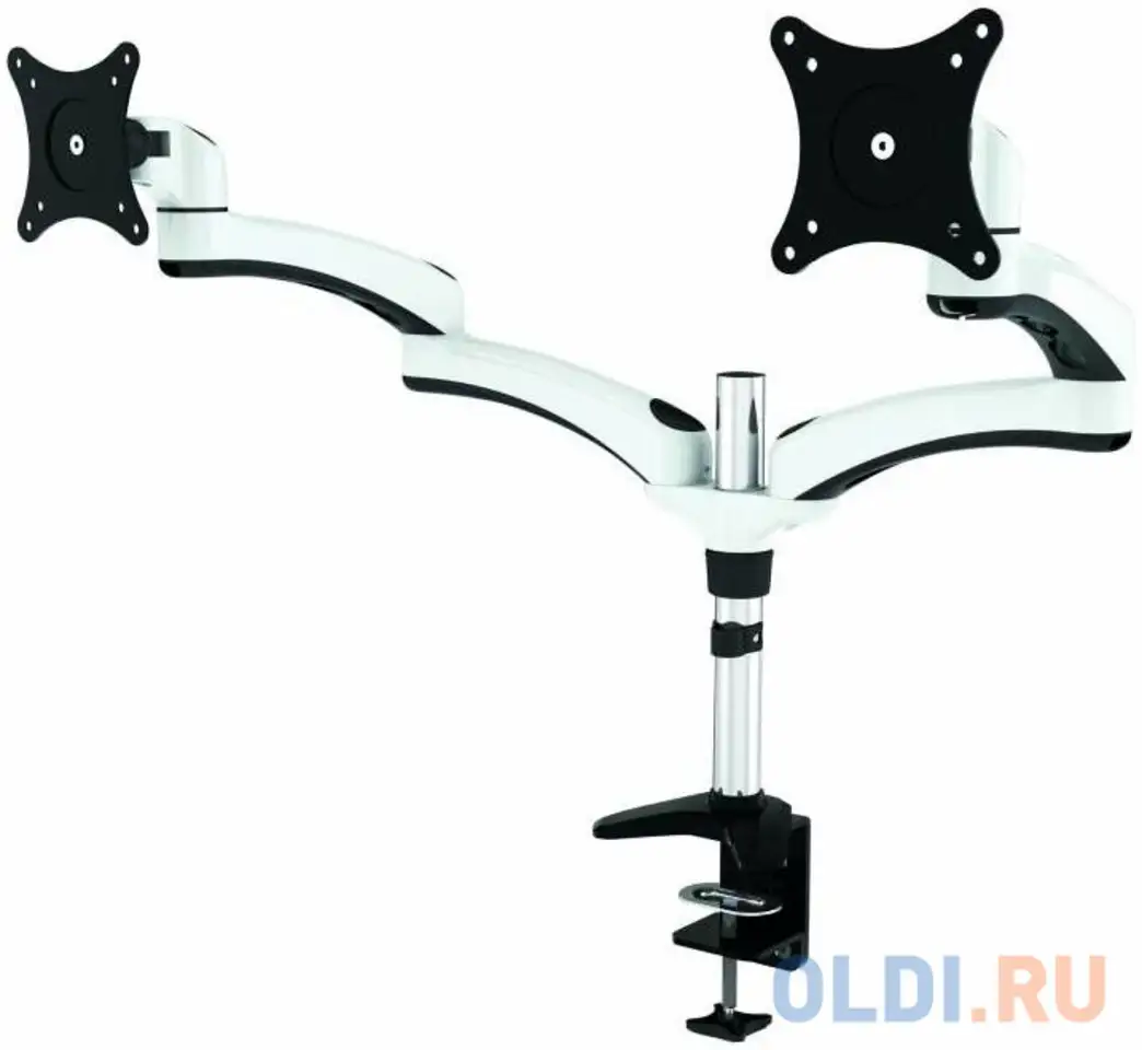 Кронштейн для мониторов cactus cs-vm-fe124d-al серебристый 15