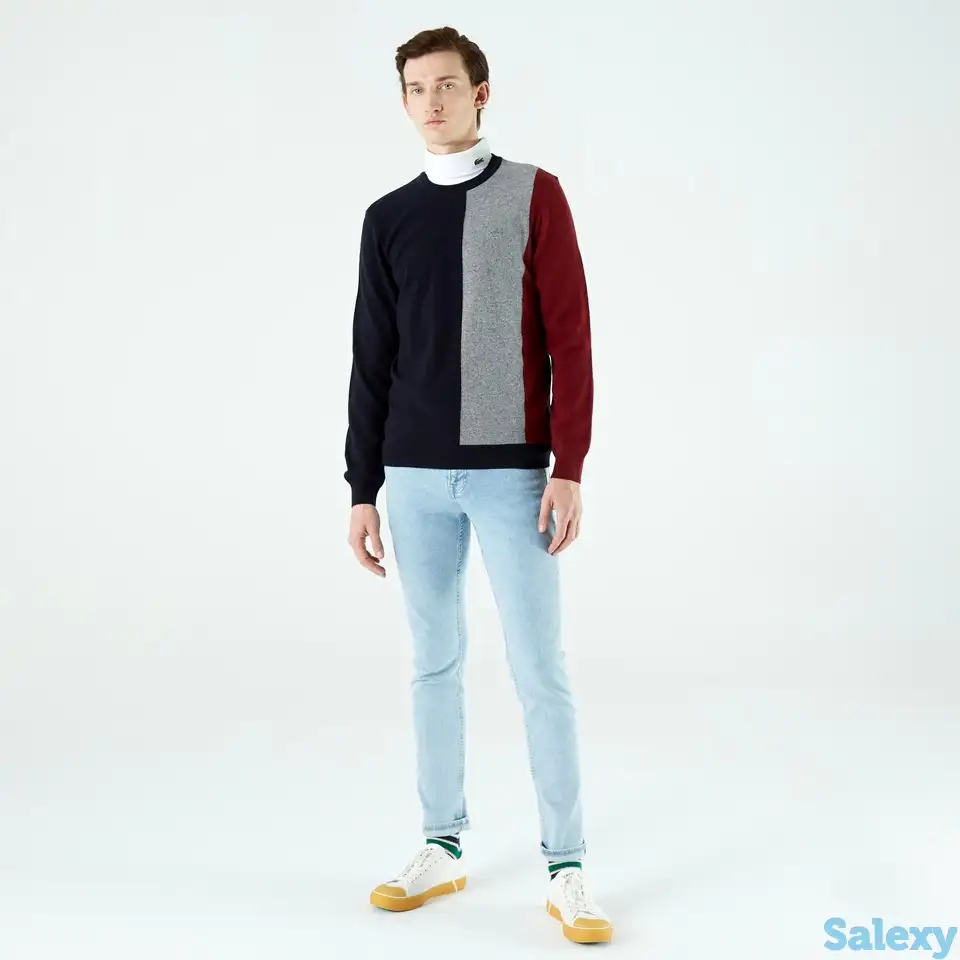 Мужской трикотажный свитер lacoste, фотография 1