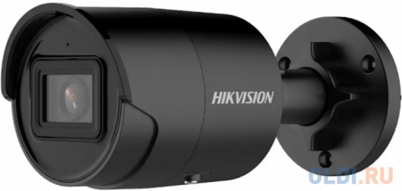 Камера видеонаблюдения hikvision ds-2cd2083g2-iu(black)(2.8mm) 2.8-2.8мм корп.:черный, фотография 1