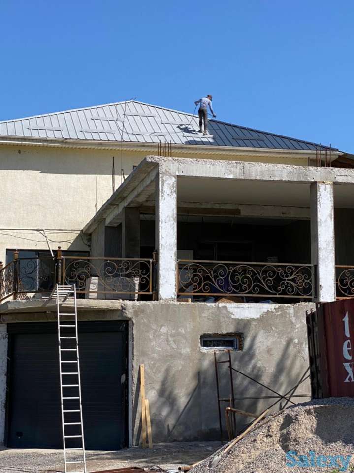 Покраска оцинкованной крыши, фотография 15